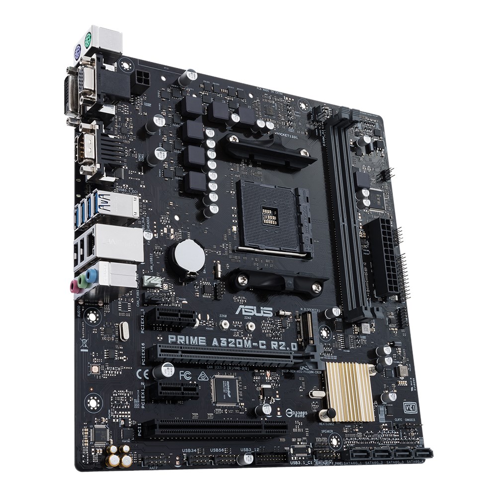 Asus Prime A320M-C R2.0 - Motherboard Specifications On MotherboardDB